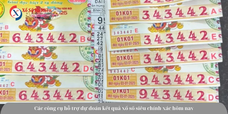 Các công cụ hỗ trợ dự đoán kết quả xổ số siêu chính xác hôm nay